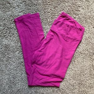 Pink LulaRoe Leggings